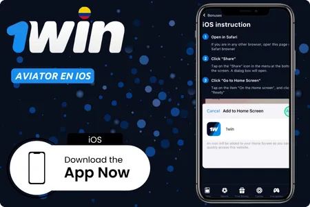 Aviator 1Win en iOS