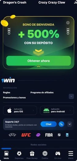 Descargar la aplicación 1Win